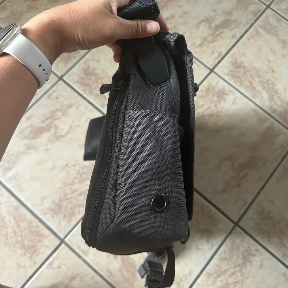 Tumi‎ T For Tech Briefcase Messenger Laptop Bag Crossbody Strap Black